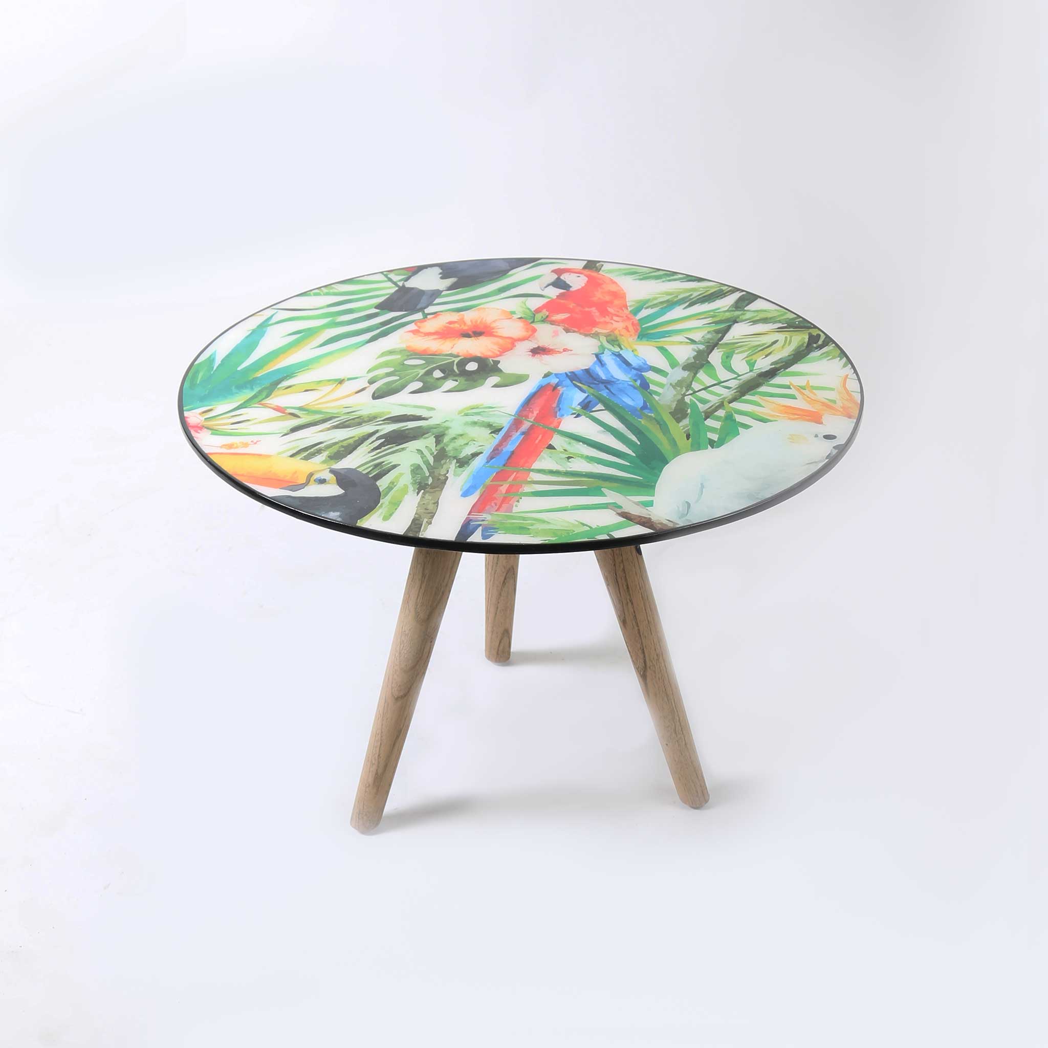 Birds in Paradise Resin Coffee Table