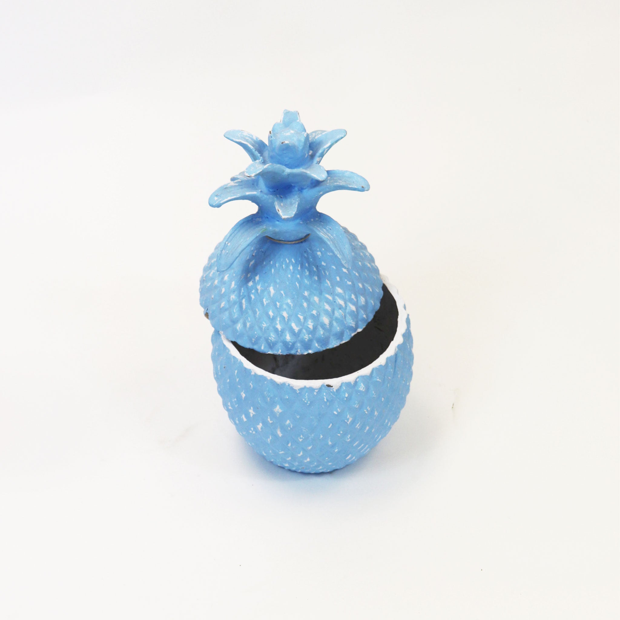 Blue Ceramic Pineapple