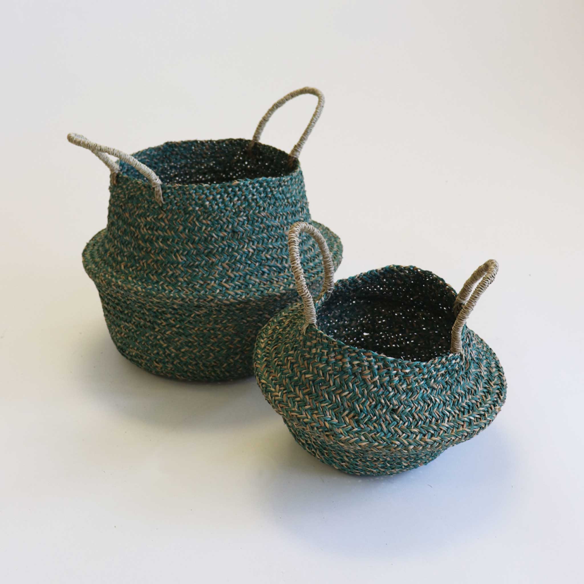 Green Seagrass Basket