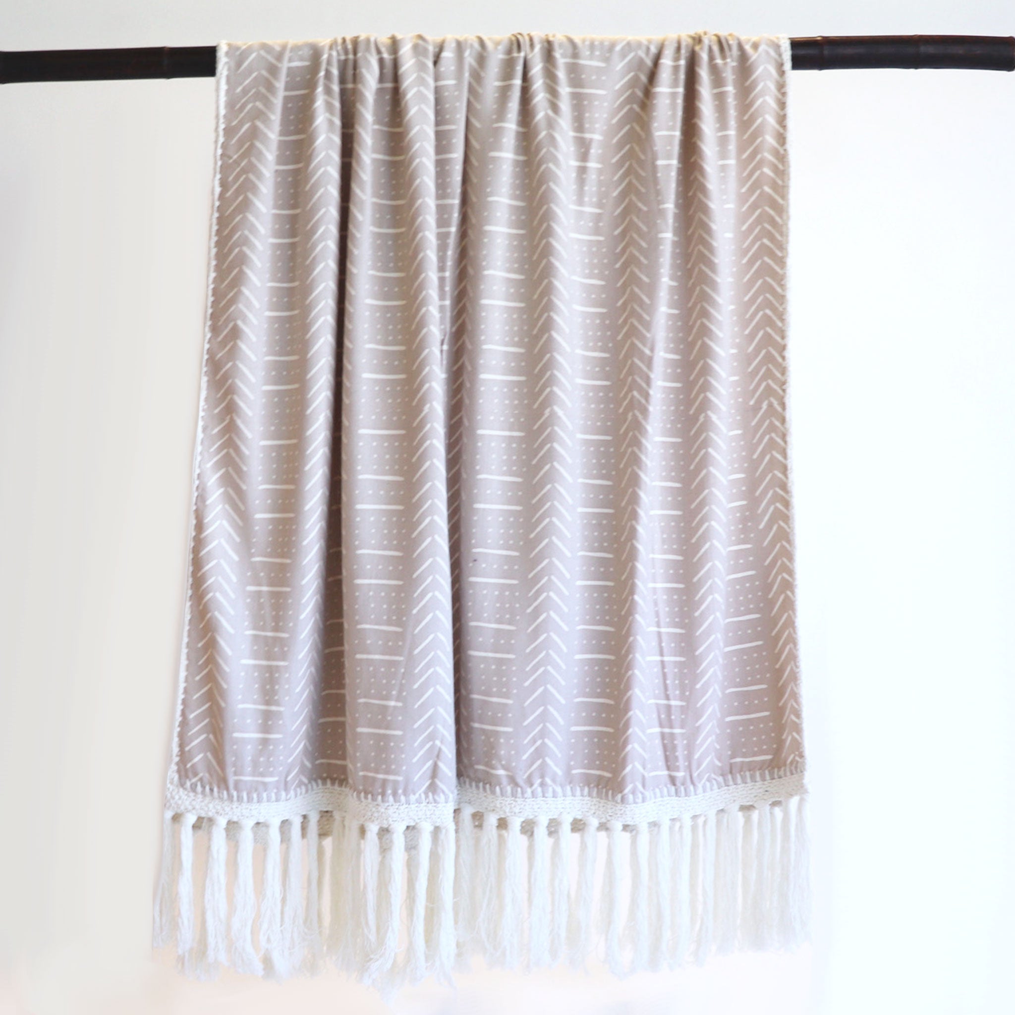 Light Pink Cotton Throw | Homewares | GBO Tropical Design Store | NZ ...
