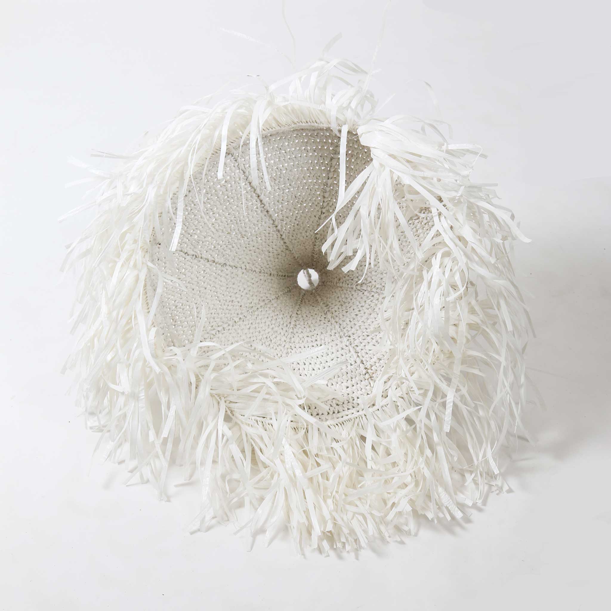 Textured Light Shade with Tassels