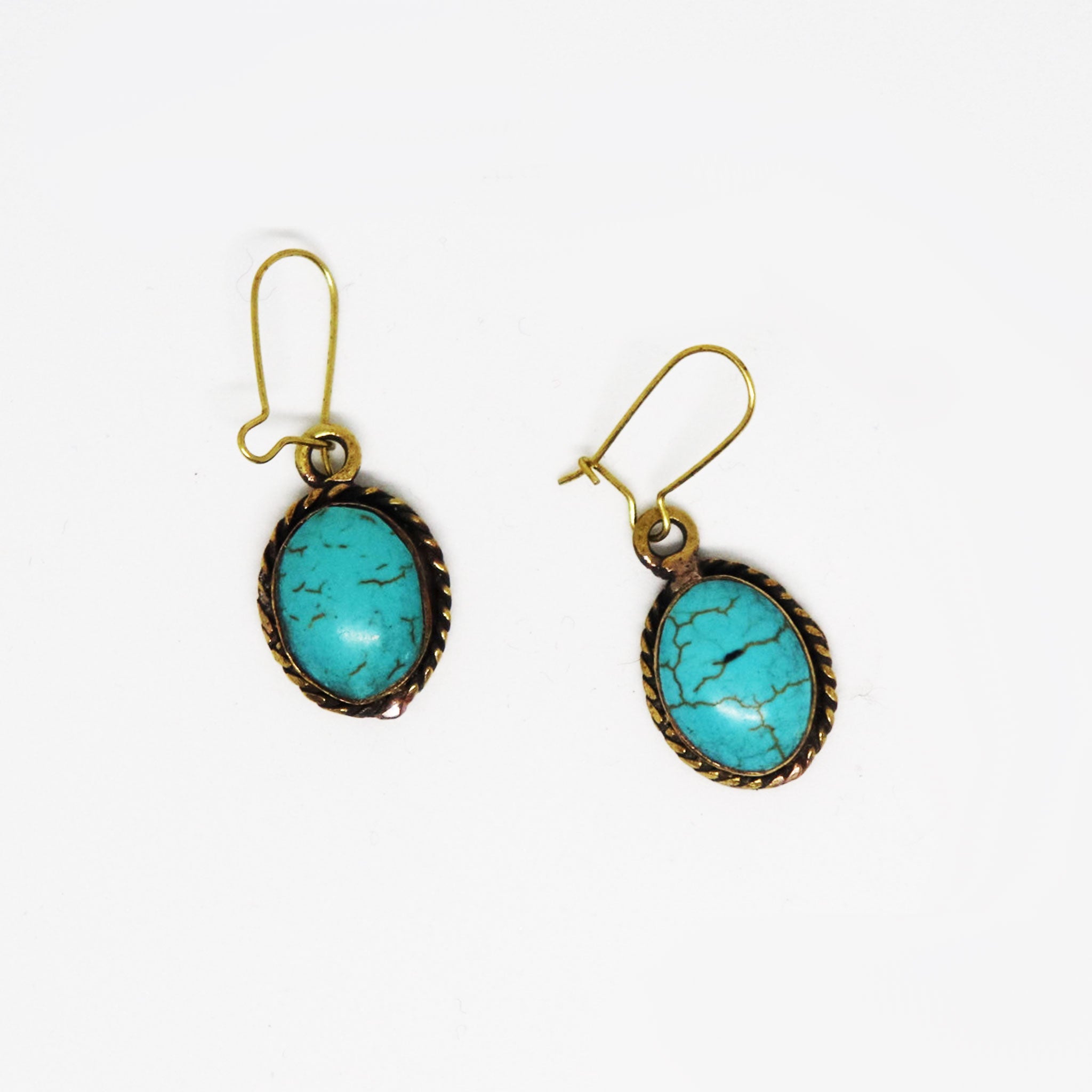Turquoise Egyptian Earrings